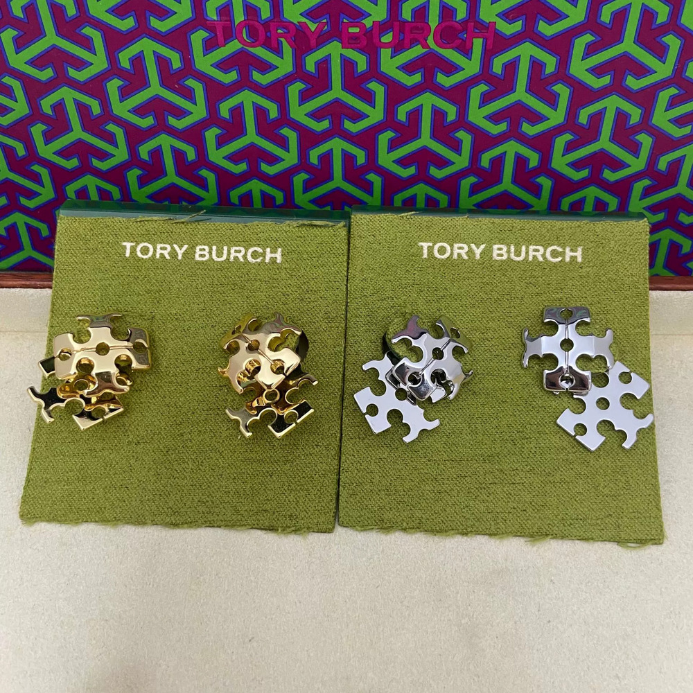 Tory Burch Bold Letter Earrings Creative Studs